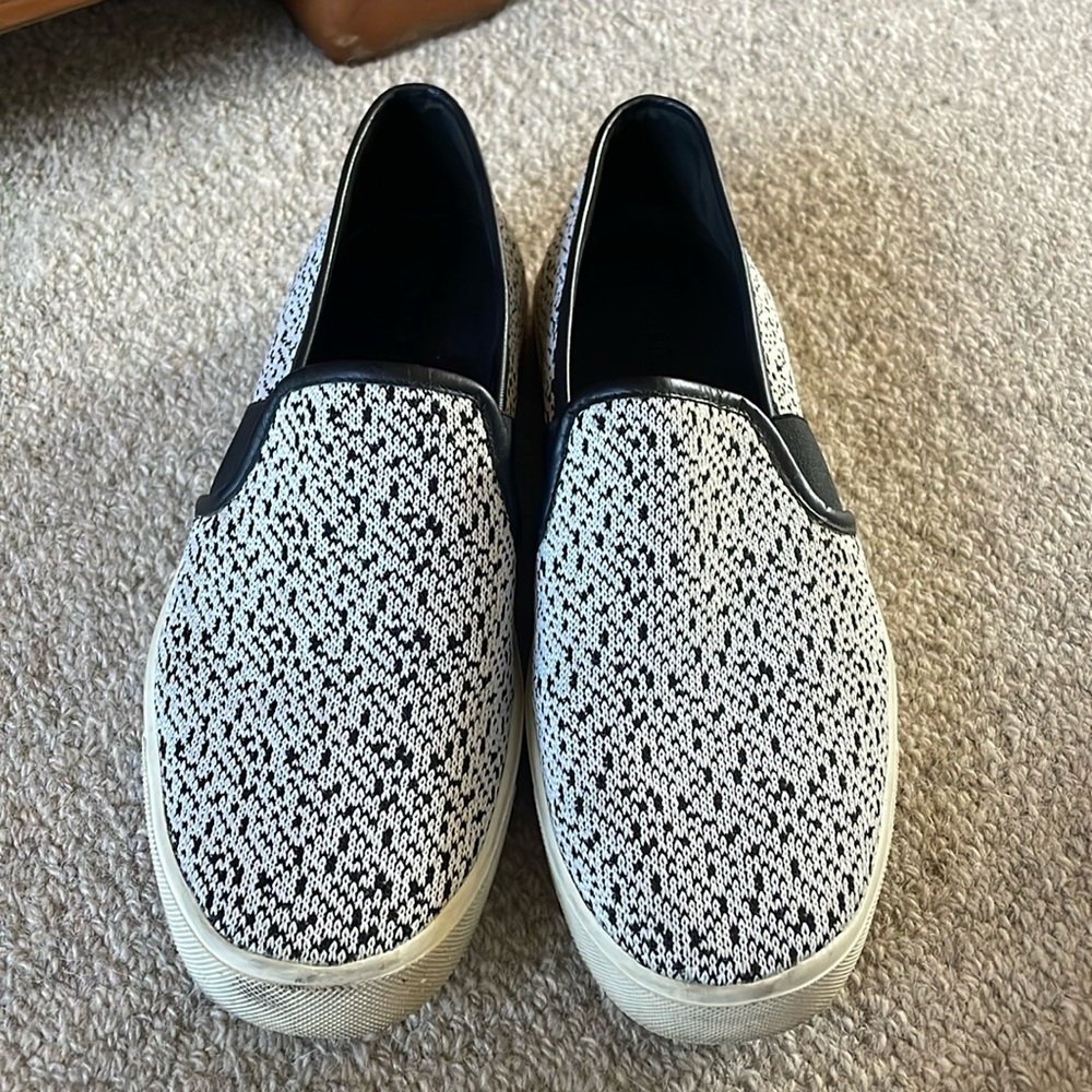 Canvas Leather Trim Embellishment Sneakers